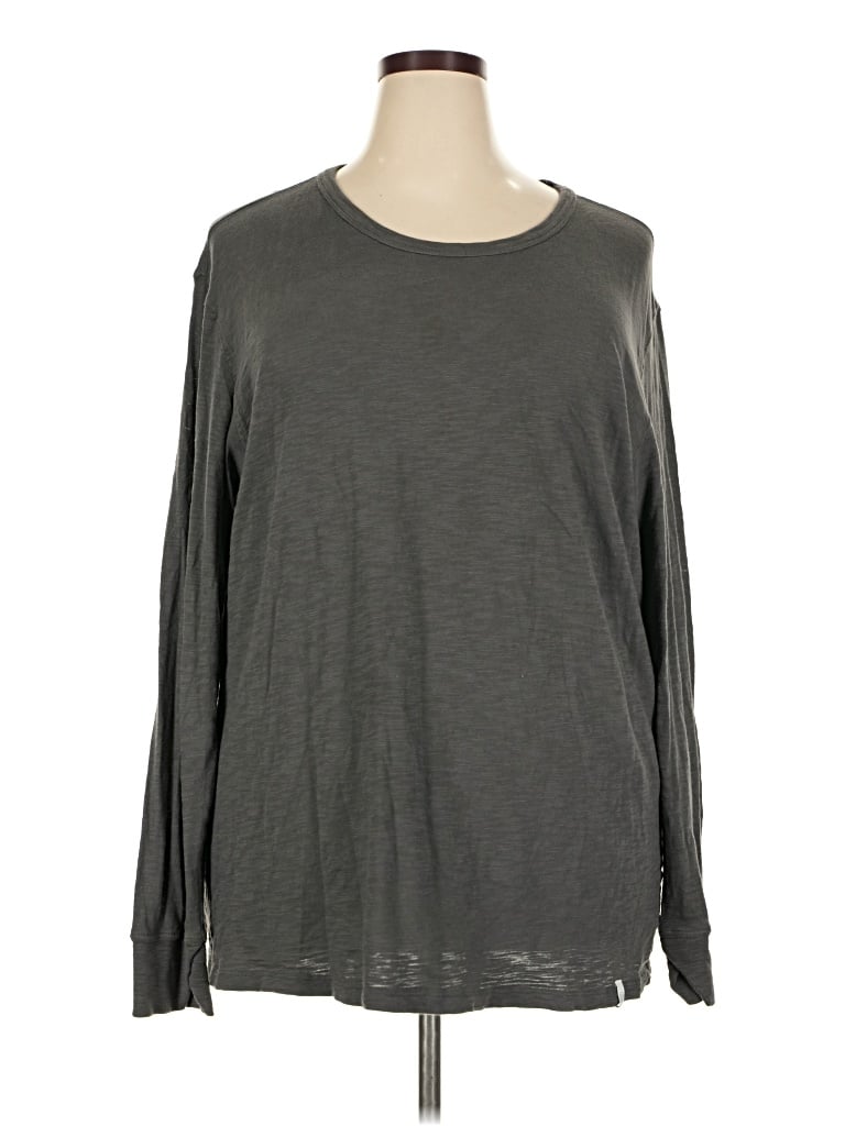 Pre-owned Lauren James Long Sleeve T-shirt In Gray