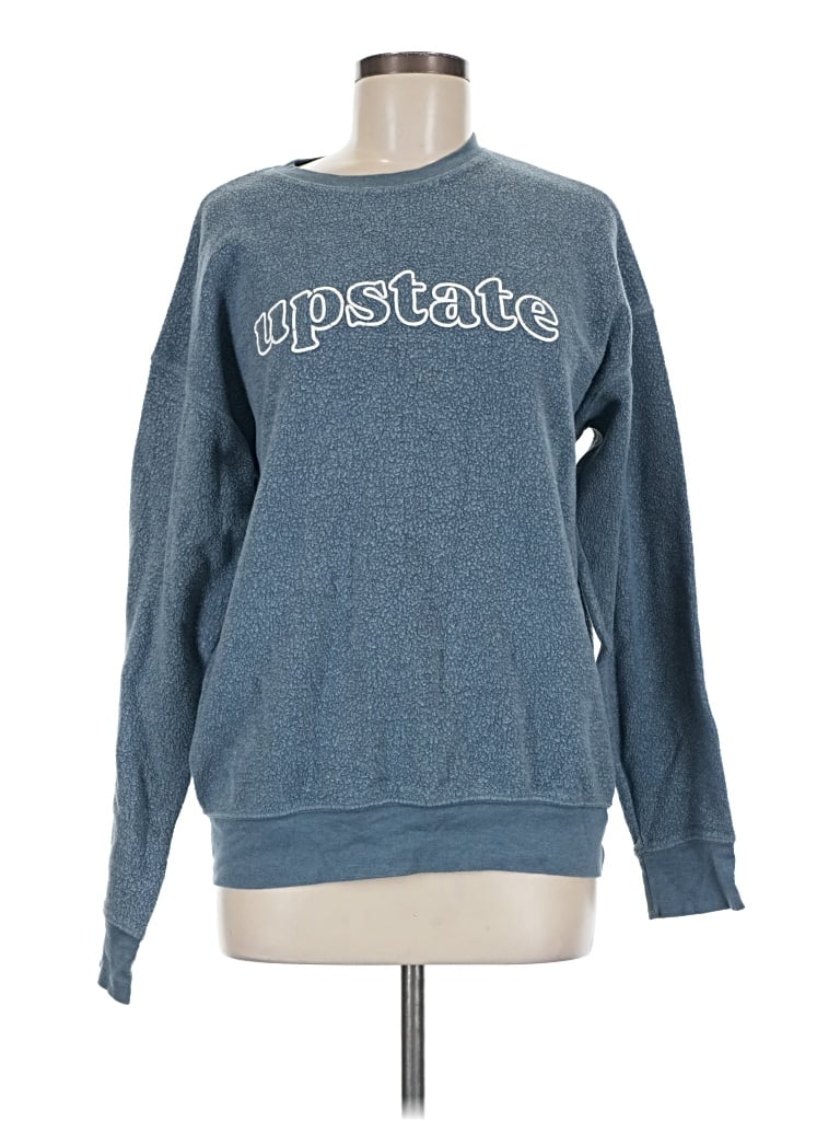 Pre-owned Bella+canvas Sweatshirt In Blue