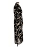Donna Morgan 100% Polyester Animal Print Black Casual Dress Size 6 - photo 4