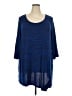 Catherines Solid Blue Pullover Sweater Size 2X - photo 1