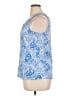 Lilly Pulitzer 100% Cotton Blue Sleeveless Blouse Size XL - photo 5
