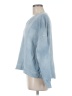 Barefoot Dreams 100% Cotton Tie-dye Blue Sweatshirt Size M - photo 5