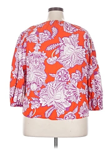Calligraphie 3/4 Sleeve Blouse (view 2)