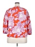 Calligraphie Orange 3/4 Sleeve Blouse Size 2X - photo 2