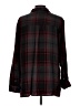 Treasure & Bond 100% Rayon Plaid Black Long Sleeve Button-Down Shirt Size L - photo 2