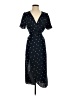 Everly 100% Polyester Polka Dots Black Cocktail Dress Size S - photo 1