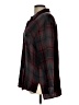 Treasure & Bond 100% Rayon Plaid Black Long Sleeve Button-Down Shirt Size L - photo 5