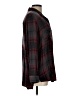 Treasure & Bond 100% Rayon Plaid Black Long Sleeve Button-Down Shirt Size L - photo 4