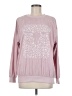 Shein 100% Polyester Animal Print Pink Sweatshirt Size M - photo 1