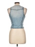 Esprit 100% Cotton Blue Sleeveless Blouse Size L (estimated) - photo 2