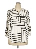 Maurices 100% Polyester Ivory 3/4 Sleeve Blouse Size XXL - photo 1
