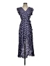 Grecerelle Polka Dots Blue Casual Dress Size S - photo 1