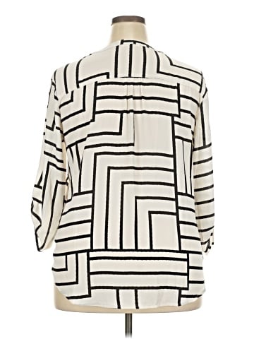 Maurices 3/4 Sleeve Blouse (view 2)
