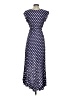 Grecerelle Polka Dots Blue Casual Dress Size S - photo 2