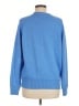 Evereve 100% Cotton Solid Blue Pullover Sweater Size M - photo 2