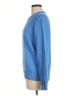 Evereve 100% Cotton Solid Blue Pullover Sweater Size M - photo 5