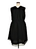 Davi & Dani 100% Polyester Solid Black Casual Dress Size XXXL - photo 2