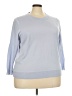 J.Crew 100% Wool Blue Wool Pullover Sweater Size 3X - photo 1