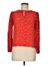 Boden 100% Viscose Red Long Sleeve Blouse Size 6 - photo 1