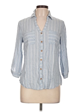 Fortune + Ivy 3/4 Sleeve Button-Down Shirt (view 1)