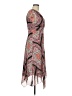 Kasper Paisley Brown Casual Dress Size 8 - photo 4