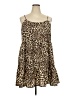 Unbranded Animal Print Brown Casual Dress Size XXL - photo 1