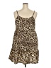 Unbranded Animal Print Brown Casual Dress Size XXL - photo 2