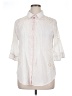3J Workshop 100% Cotton Ivory 3/4 Sleeve Button-Down Shirt Size XL - photo 1