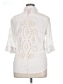 3J Workshop 100% Cotton Ivory 3/4 Sleeve Button-Down Shirt Size XL - photo 2