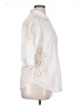 3J Workshop 100% Cotton Ivory 3/4 Sleeve Button-Down Shirt Size XL - photo 4