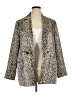 Nine West 100% Polyester Animal Print Multi Color Ivory Blazer Size XL - photo 1