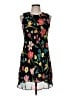 Cache 100% Rayon Print Black Casual Dress Size M - photo 1