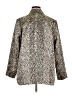 Nine West 100% Polyester Animal Print Multi Color Ivory Blazer Size XL - photo 2