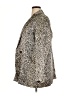 Nine West 100% Polyester Animal Print Multi Color Ivory Blazer Size XL - photo 5