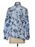 J. McLaughlin Print Blue Long Sleeve Blouse Size S - photo 2