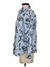 J. McLaughlin Print Blue Long Sleeve Blouse Size S - photo 5