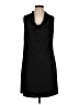 Theory Solid Black Casual Dress Size L - photo 1