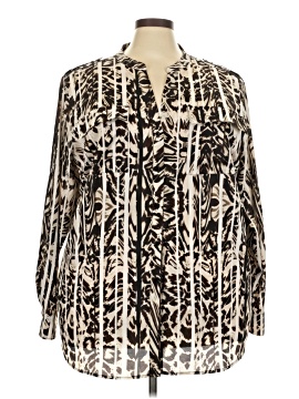 Calvin Klein Long Sleeve Blouse (view 1)