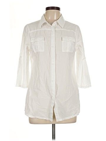 Kersh 3/4 Sleeve Button-Down Shirt (view 1)