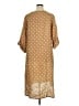 Millenium 100% Linen Polka Dots Tan Casual Dress Size XL (estimated) - photo 2