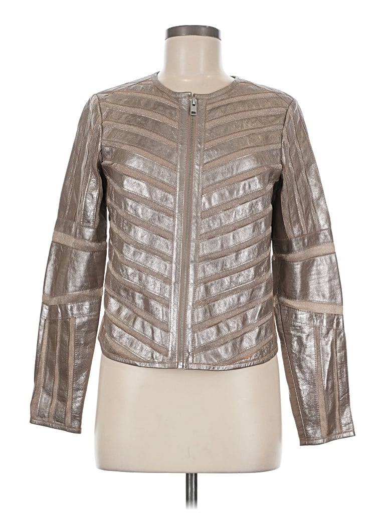 Pre-owned Unbranded Jacket In Silver