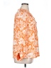 White Mark Orange Long Sleeve Blouse Size XL - photo 4
