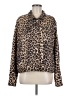 Vocal Animal Print Gold Tan Jacket Size M - photo 1