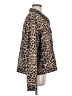 Vocal Animal Print Gold Tan Jacket Size M - photo 4