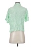 Rag & Bone 100% Rayon Stripes Green Short Sleeve Blouse Size S - photo 2