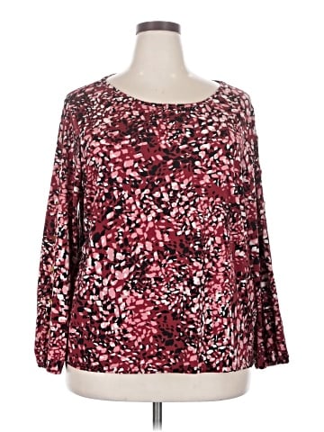 Roz & Ali Long Sleeve Blouse (view 1)