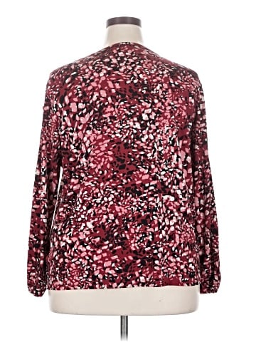 Roz & Ali Long Sleeve Blouse (view 2)