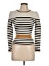 Mi ami 100% Polyester Ivory Long Sleeve Top Size L - photo 1