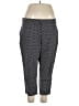 Apt. 9 Houndstooth Black Casual Pants Size 18 - photo 1