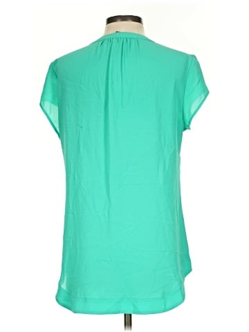 New York & Company Short Sleeve Blouse (view 2)